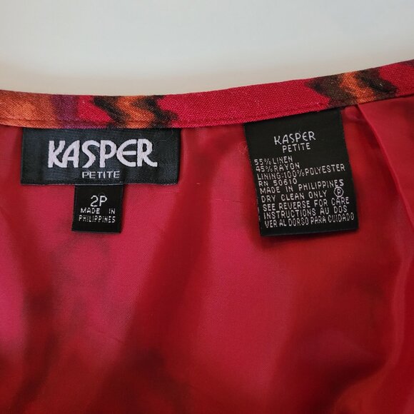 Red Batik-pattern Skirt - Picture 3 of 6